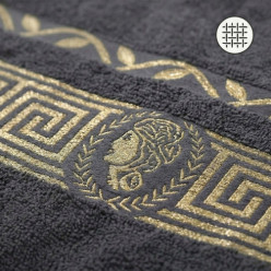 Ręcznik kąpielowy 50x100cm 100% bawełna chłonny miękki ciemnoszary