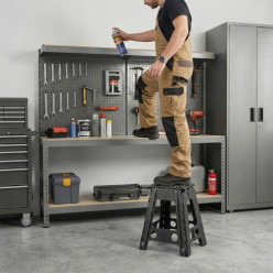 Folding stool step stool non-slip step platform 100kg 39cm