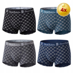 4x men's bamboo boxer...