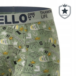 4x bokserki męskie bambusowe majtki antybakteryjne oddychające hello XL