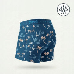4x Herren-Boxershorts Bambus Unterhosen antibakteriell atmungsaktiv Palmen 3XL