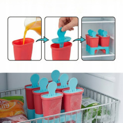Ľadová pleseň set domáca zmrzlina sorbet DIY tyčinky 6 ks