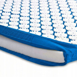 Mata do akupresury poduszka z kolcami niebieska pobudzająca krążenie masaż