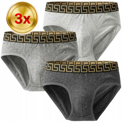 3x slipy męskie majtki bawełniane bambusowe antybakteryjne oddychające XL