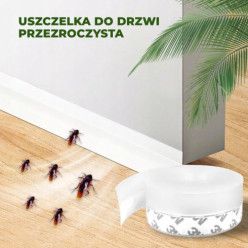 Silikon-Dichtungsband für Türen Fenster 2x180cm 45mm