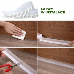 Silikónová tesniaca páska pre okná dverí 2x180cm 45mm
