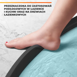Těsnící páska vodní bariéra pro sprchový kout 150cm šedá