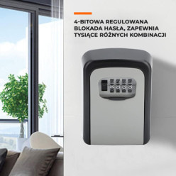 Klíčová bezpečnostní skříňka kombinační zámek 4pin