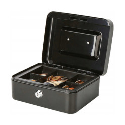 Boîte en métal noir classique