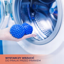 Laundry balls, lint-catching and softening, set of 4