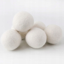 Wool dryer balls, natural wool, 3 pcs
